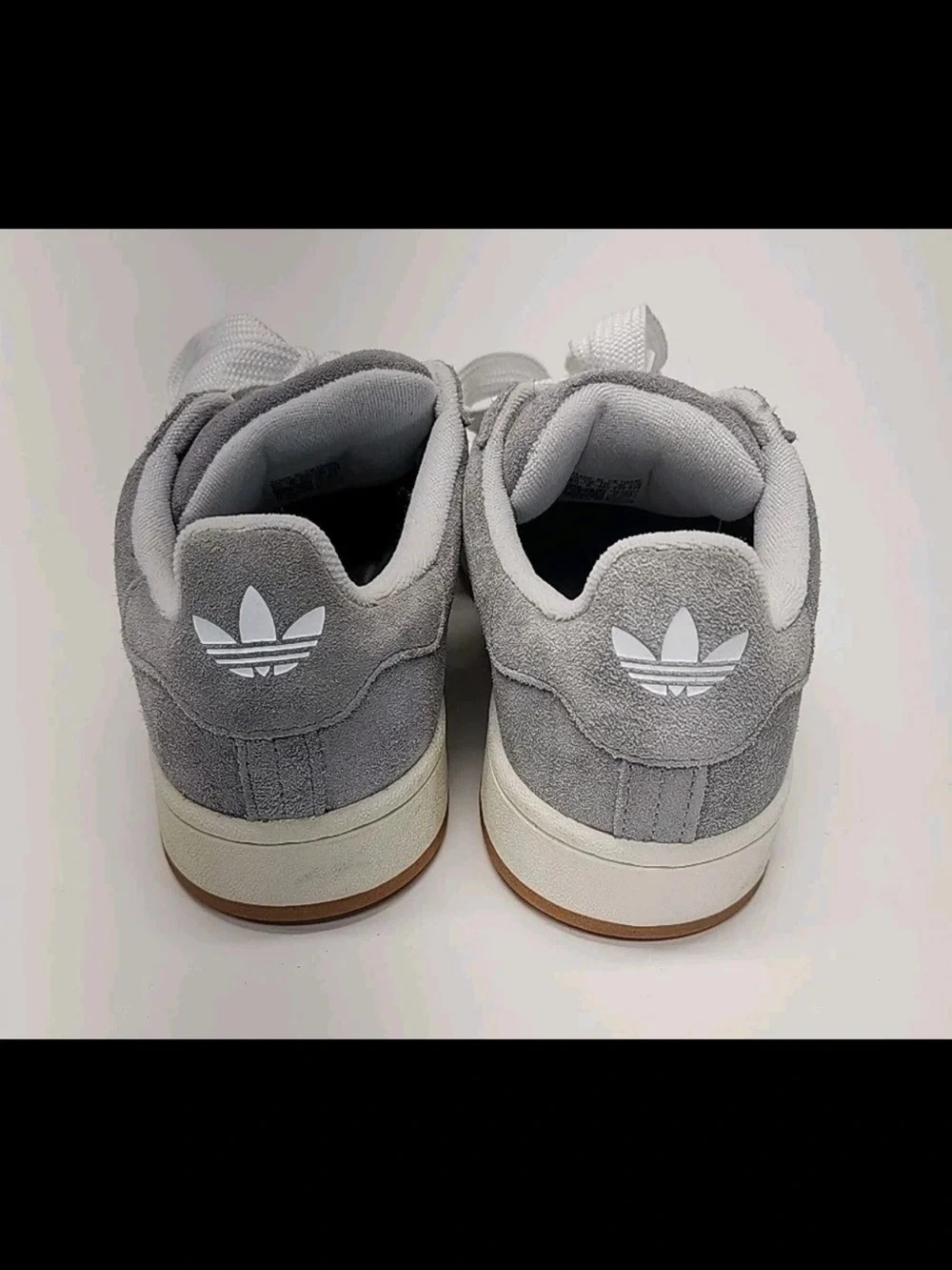 Y2K-Inspired Adidas Campus 00s Grey Suede Sneakers - Grey Three / Cloud White